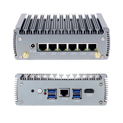 Intel Celeron J6412 PC With Six LAN One COM and 4 USB Mini Computer