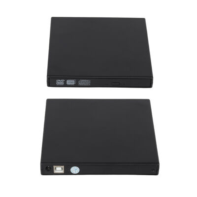 External USB 2.0 Burner Compatible with Desktops and Laptops Ideal for File Storage Video Playback and Teaching Player